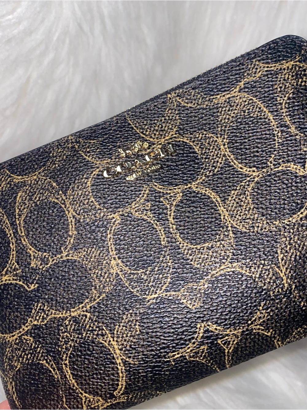 Coach signature wristlet New